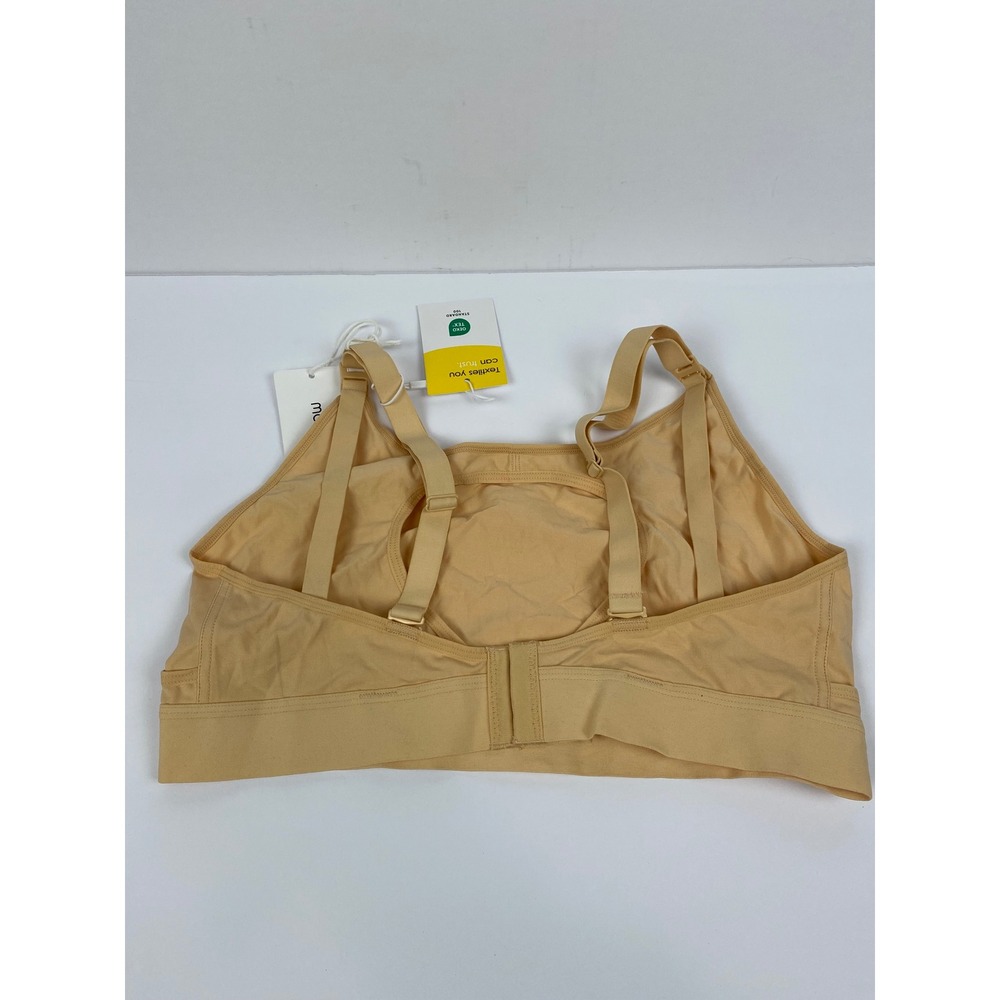 Momcozy Hands Free Pumping Bra Womens Large Beige HF008 Maternity Nursing New - Picture 7 of 11